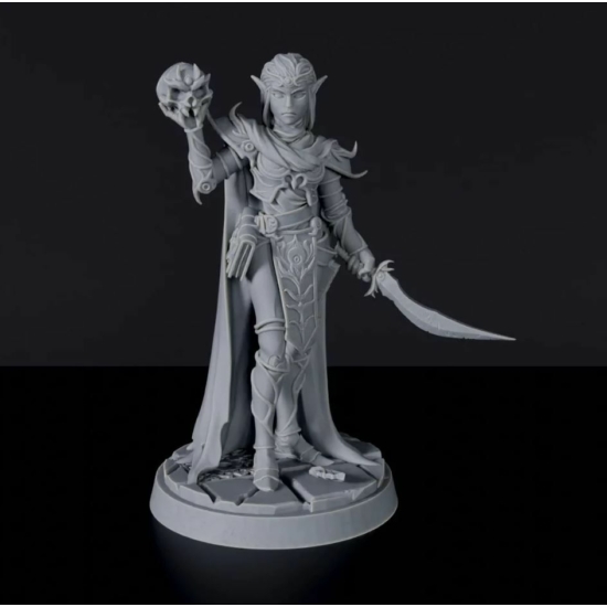 Titan Forge Miniatures: Elf Female Wizard ver 1