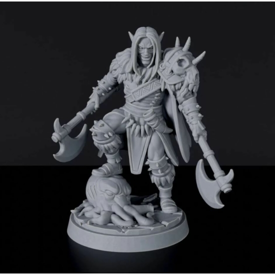 Titan Forge Miniatures: Elf Male Barbarian ver 1