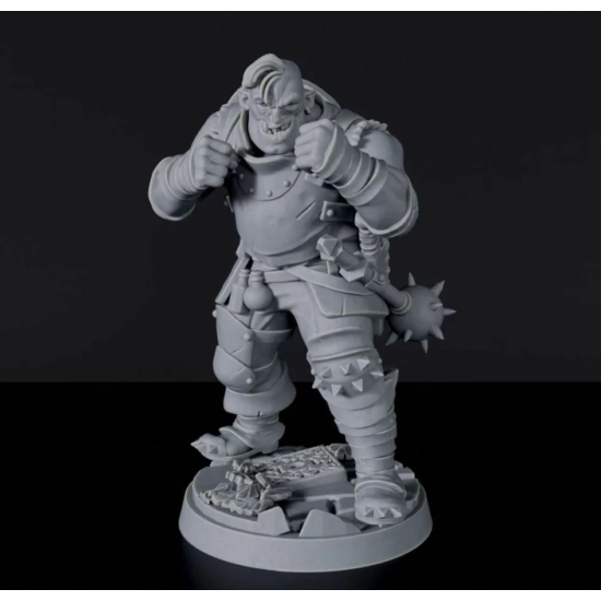 Titan Forge Miniatures: Half-Orc Male Fighter ver 1