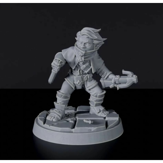 Titan Forge Miniatures: Halfling Male Rogue ver 1