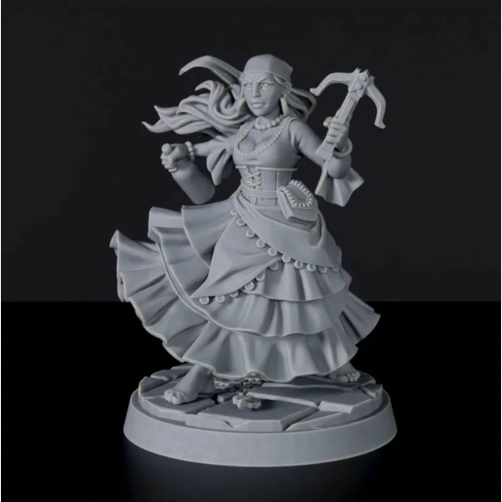 Titan Forge Miniatures: Human Female Bard ver 3