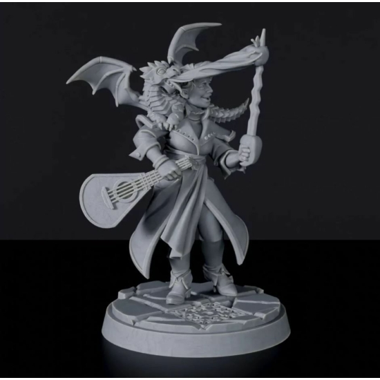 Titan Forge Miniatures: Human Female Bard ver 2