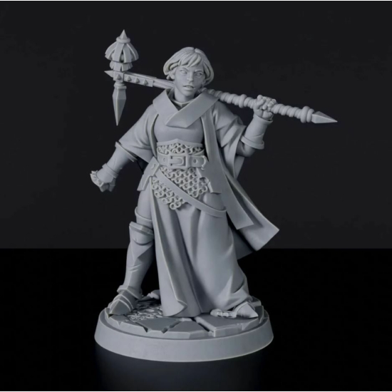 Titan Forge Miniatures: Human Female Cleric ver 1