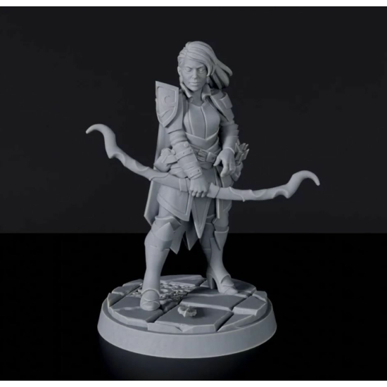 Titan Forge Miniatures: Human Female Ranger ver 1