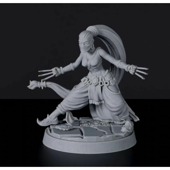 Titan Forge Miniatures: Human Female Rogue ver 1