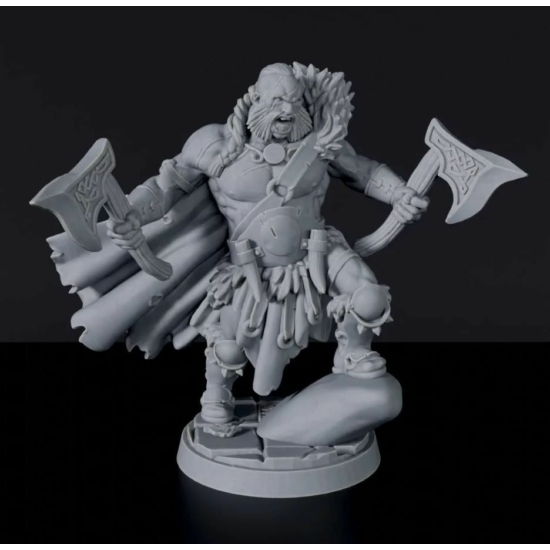 Titan Forge Miniatures: Human Male Barbarian