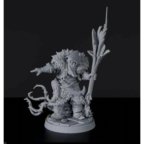 Titan Forge Miniatures: Human Male Druid ver 1