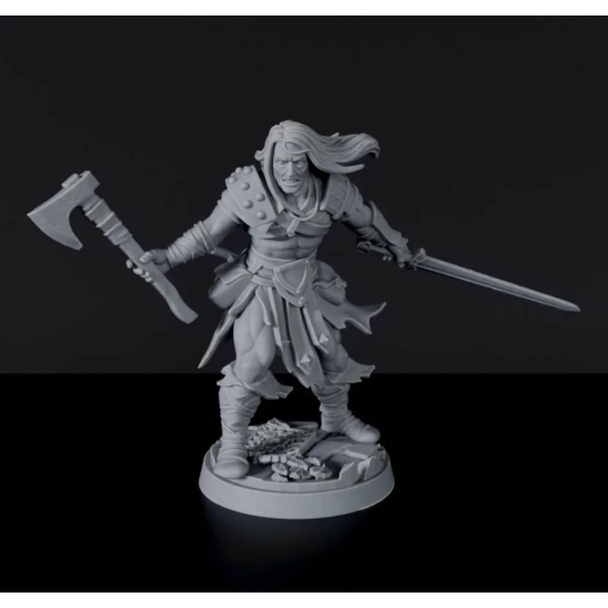 Titan Forge Miniatures: Human Male Fighter ver 1