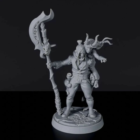 Titan Forge Miniatures: Human Male Warlock ver 1