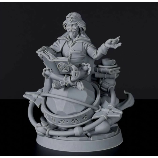 Titan Forge Miniatures: Human Male Wizard ver 1