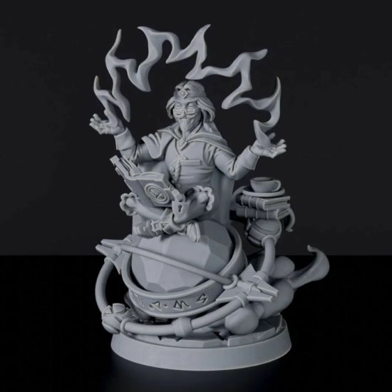 Titan Forge Miniatures: Human Male Wizard ver 3