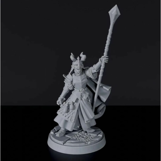 Titan Forge Miniatures: Tiefling Female Cleric ver 3