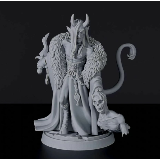 Titan Forge Miniatures: Tiefling Male Warlock ver 1