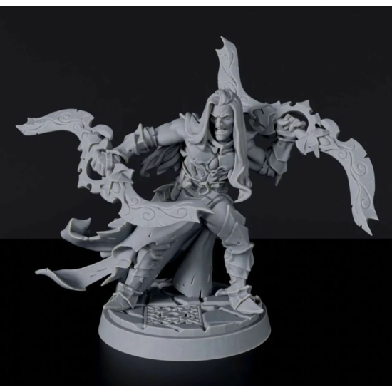 Titan Forge Miniatures: Dhampir Male Fighter ver 3