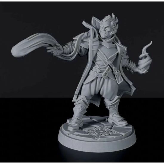 Titan Forge Miniatures: Firebond Male Fighter