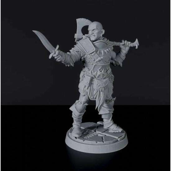 Titan Forge Miniatures: Golatiah Male Fighter ver 1