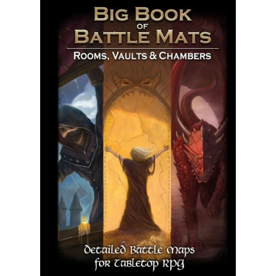 Big Book of Battle Mats: Rooms, Vaults and Chambers (Loke BattleMats)