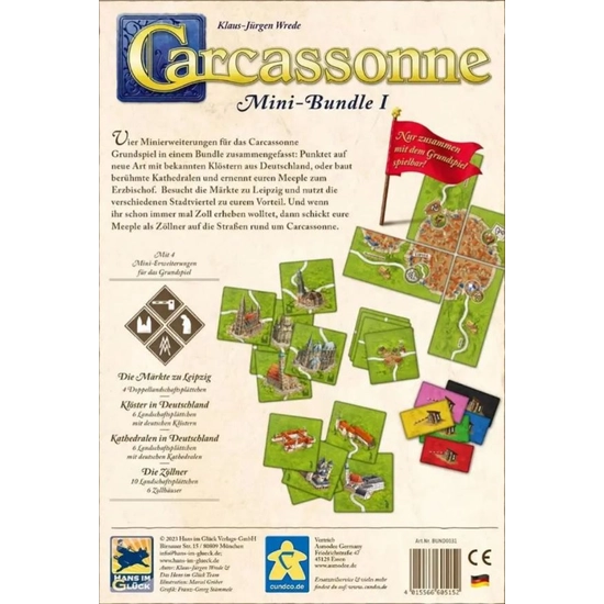 Carcassonne Minikiegészítő pakk 1 (skandináv kiadás)