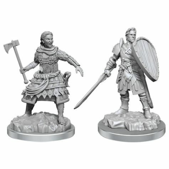 D&D Nolzur's Marvelous Miniatures: Human Fighters