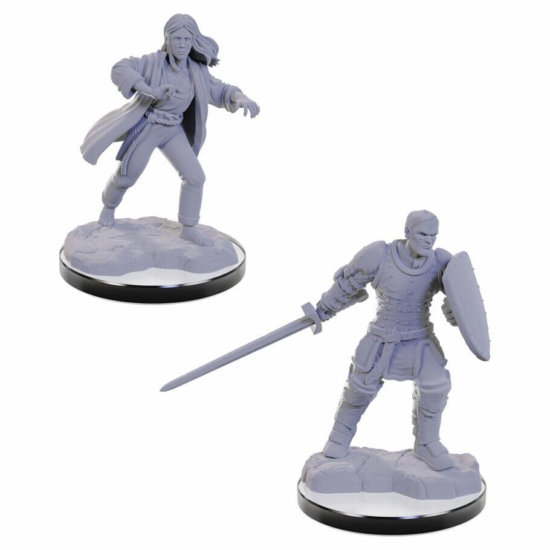 D&D Nolzur's Marvelous Miniatures: Reborn Paladin & Reborn Warlock