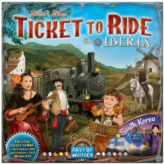 Ticket to Ride Map Collection 8: Iberia & South Korea