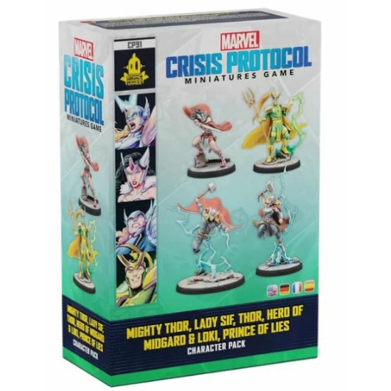 Marvel: Crisis Protocol - Mighty Thor, Lady Sif, Thor, Hero of Midgard & Loki, Prince of Lies