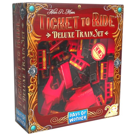 Ticket to Ride: Deluxe Train Set - Piros