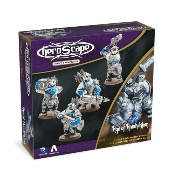 Heroscape: Rising Tide - Knight Primus Adelbern & Ordo Borealis Expansion