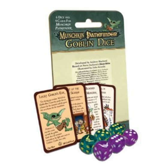 Dobókocka készlet - Munchkin Pathfinder Goblin (6 db)