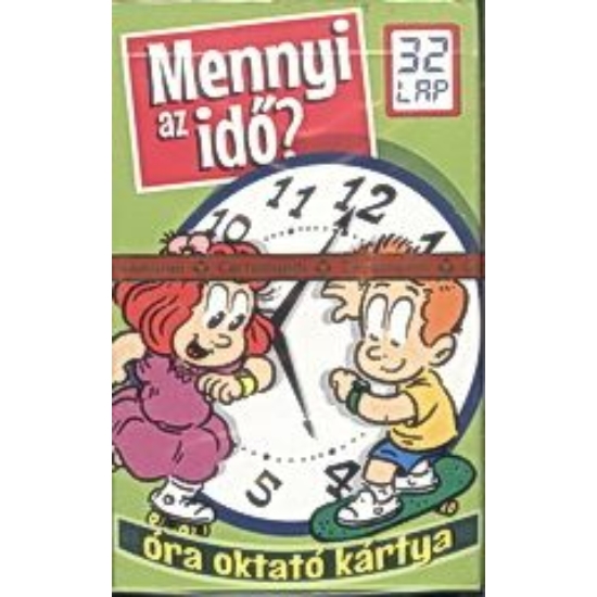 Mennyi az idő? - Óra oktató memória kártyajáték