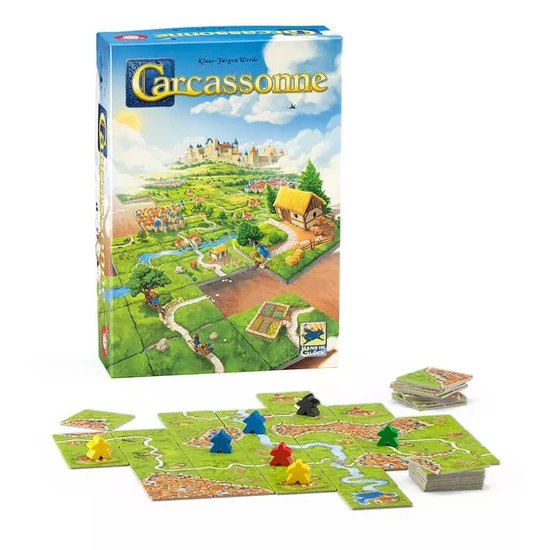 Carcassonne alapjáték (A folyó+Az apát kiegészítőkkel)