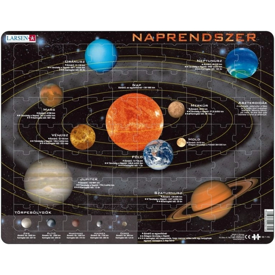 Larsen maxi puzzle 70 db-os Naprendszer (horvát nyelvű) SS1