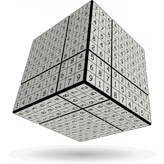 V-Cube 3x3 versenykocka, V-udoku