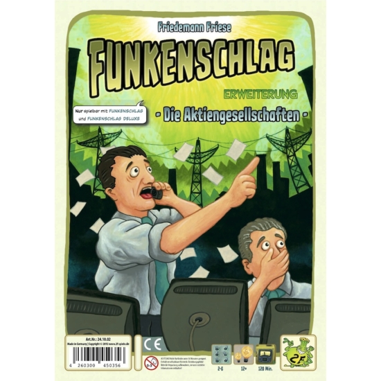 Funkenschlag (Power Grid) 10. kiegészítő - Tőzsde (Die Aktiengesellschaften)