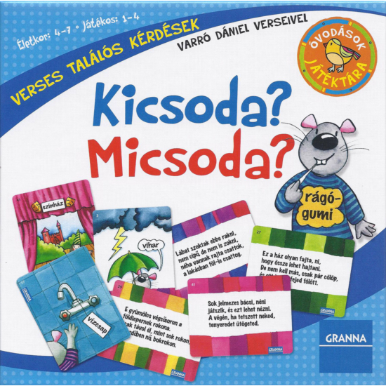 Óvodások játéktára Kicsoda? Micsoda? - új kiadás