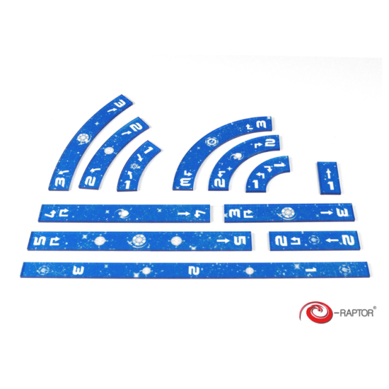 Star Wars X-Wing Ruler Set (kék)