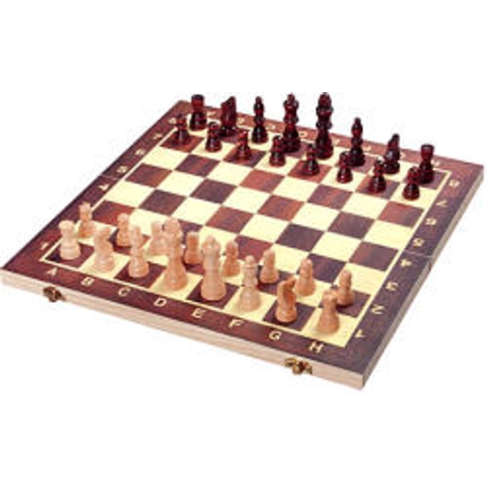 Unikatoy: Fa sakk készlet 34x34cm