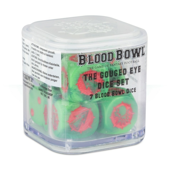 Blood Bowl: The Gouged Eye Dice Set